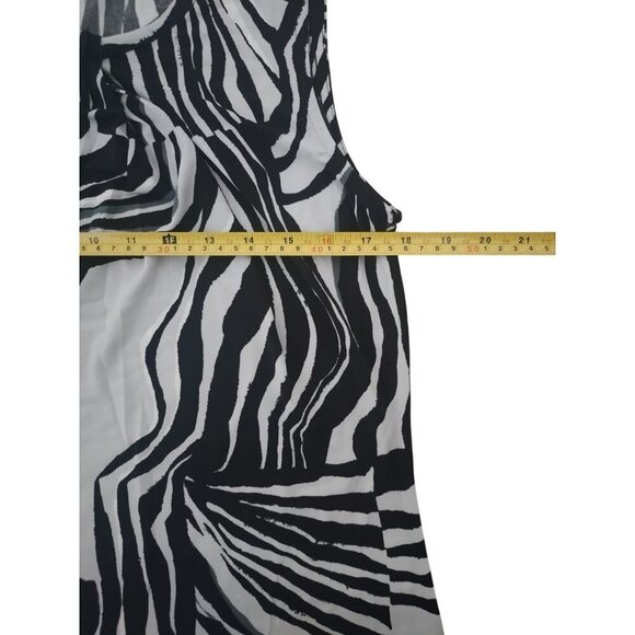 DKNY Women's Zebra Print Polyester Spandex Tank Top, Medium, NWT. - Picture 8 of 9